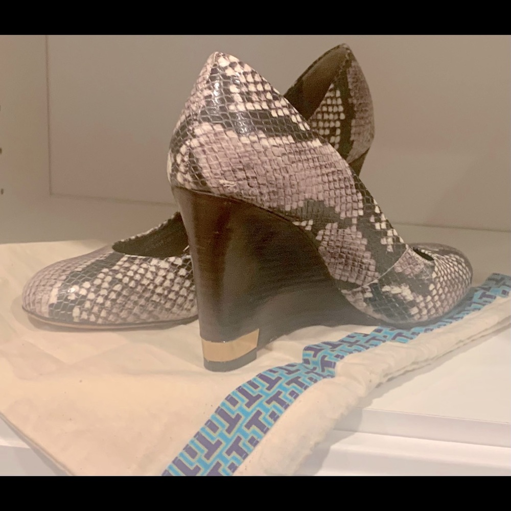 Tory Burch Croc Wedge Heel